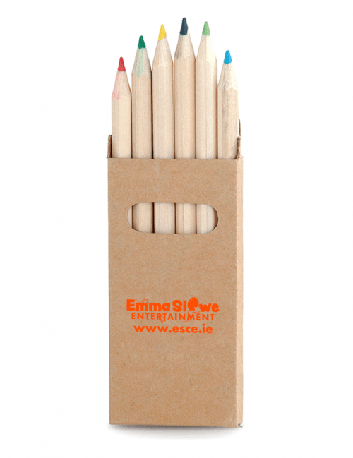 coloured pencils set of 6